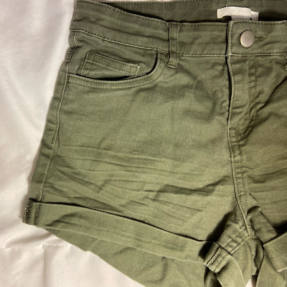 H&M Olive Green Shorts
